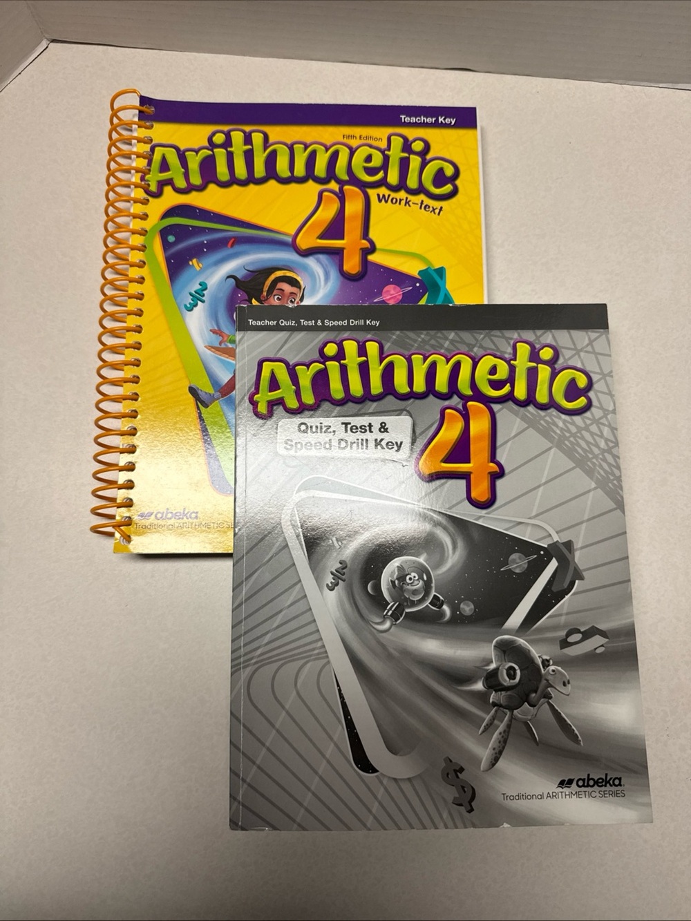 Abeka Arithmetic 4 Fifth Edition Teacher Key and Quiz Test Speed Drill Key